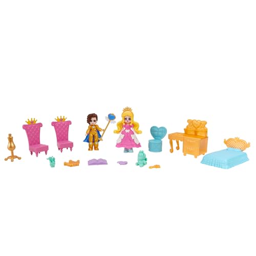 Castle Playset with 2 Dolls, 3 Floors, 19 Accessories, Virtual Item Code D32901