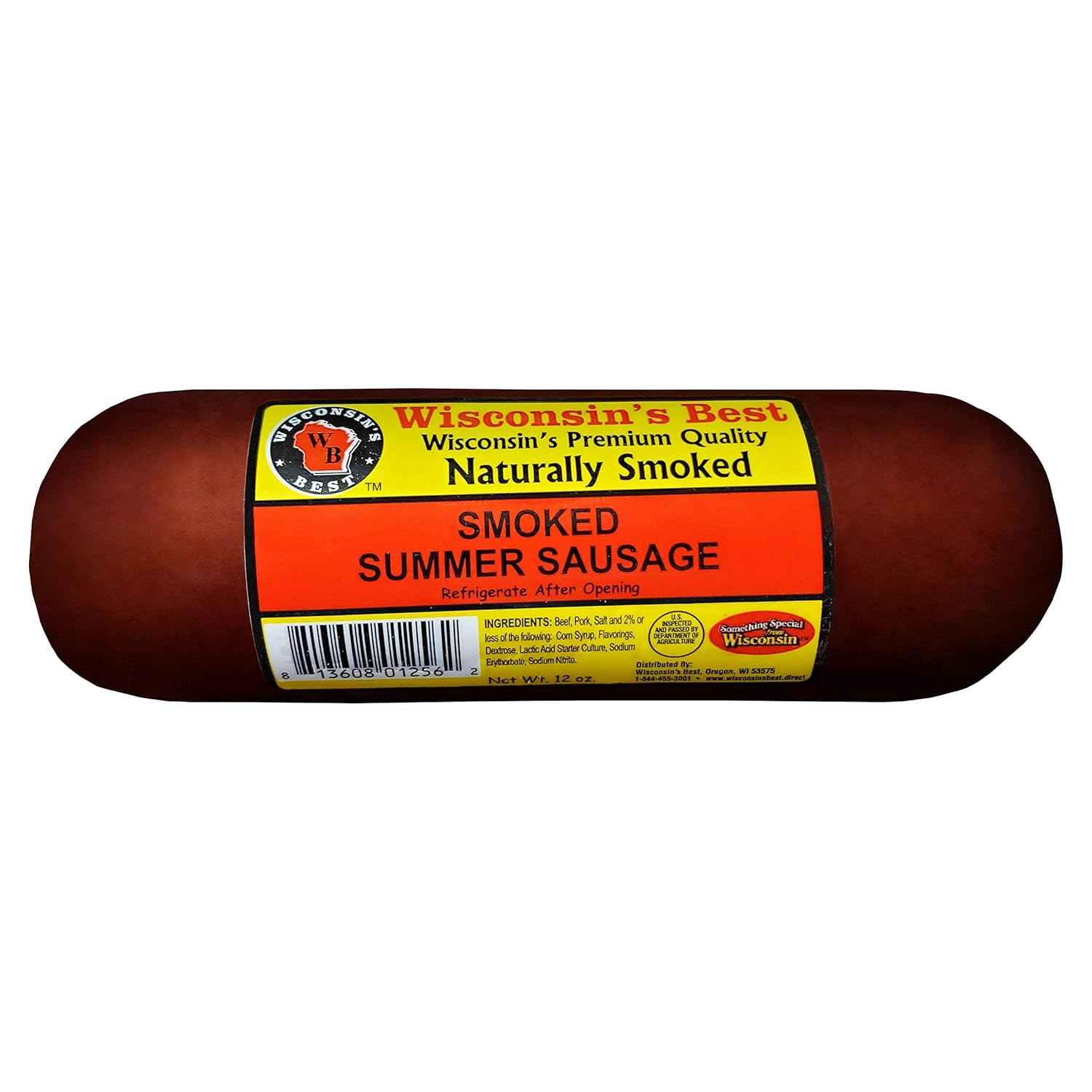 100% Wisconsin Cheddar & Pepper Jack Cheese, Sausage, Pretzel & Mustard Gift Box B374