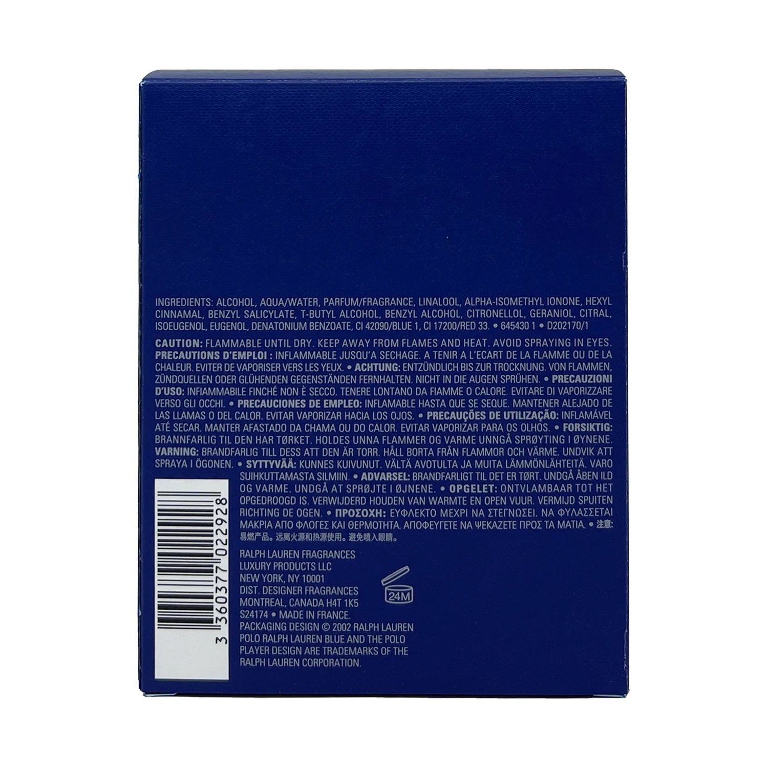 Blue EDT Spray 4.2 oz L1101