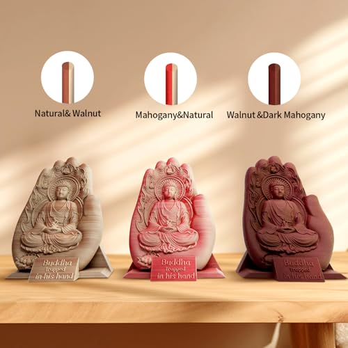Dual Color Wood PLA Filament 1.75mm 1KG P744