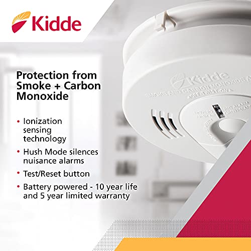 Combination Smoke & Carbon Monoxide Detector, Battery Powered Z2858