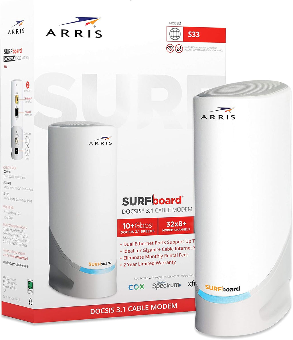 DOCSIS 3.1 Cable Modem with 2.5 Gbps Ethernet Port N320296