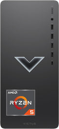 Black AMD Ryzen 5 5600G Gaming Desktop Tower T684284