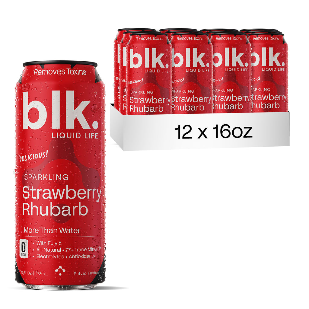Strawberry Rhurbarb Sparkling Water 16oz 12 Pack Cans U526773