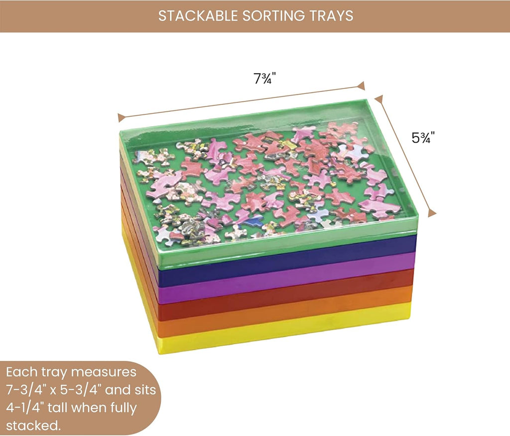 Stackable Sorting Trays - Pack of 6 J5312