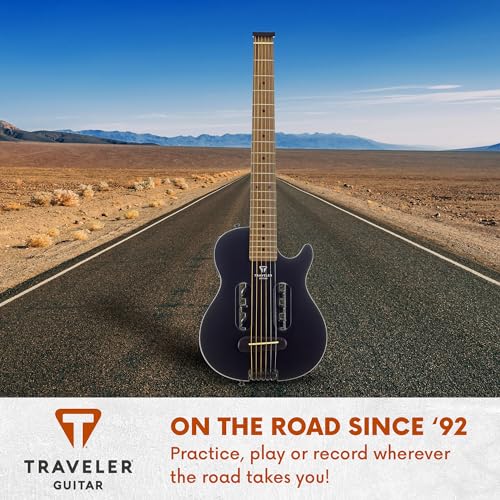 Black Satin Acoustic Travel Guitar N337