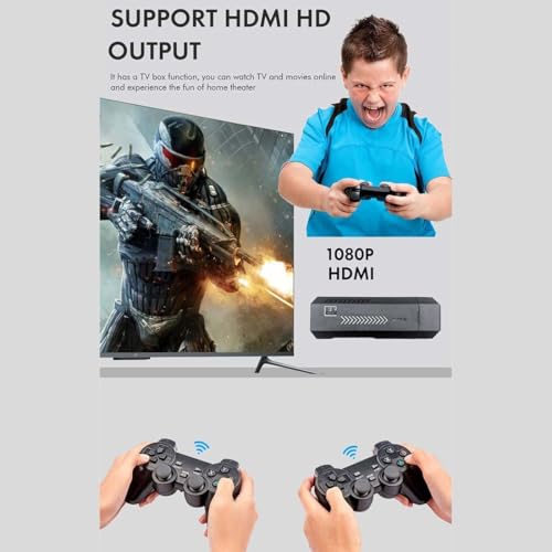 4K Retro Game Console with Dual Wireless Controllers L41042