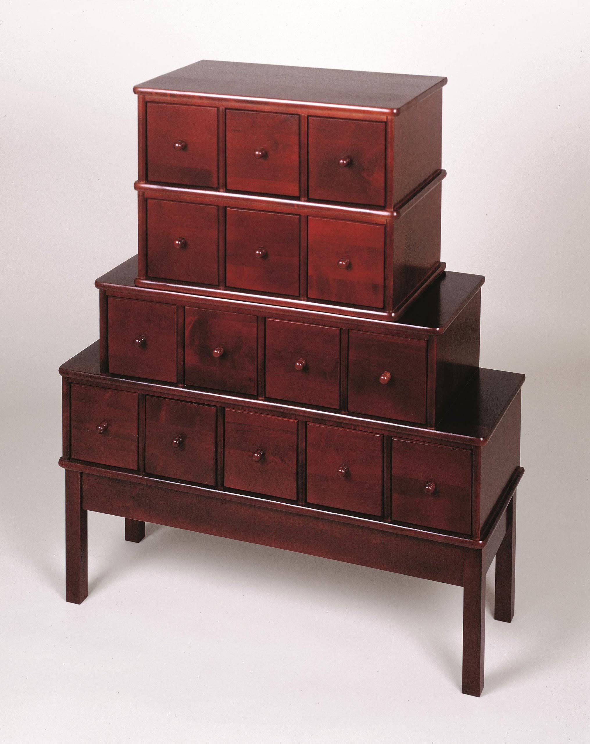 Cherry CD/DVD Storage Cabinet L68958