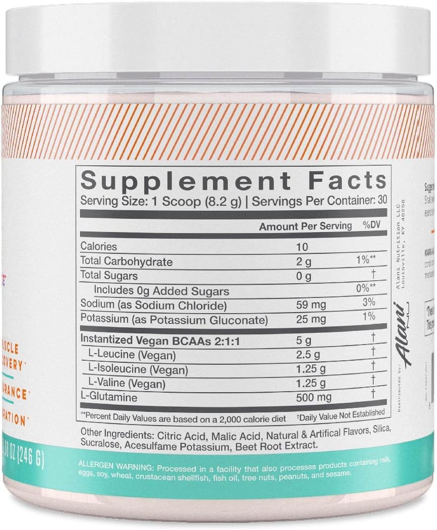 Hawaiian Shaved Ice BCAA 8.68 oz 30 Servings Y978174