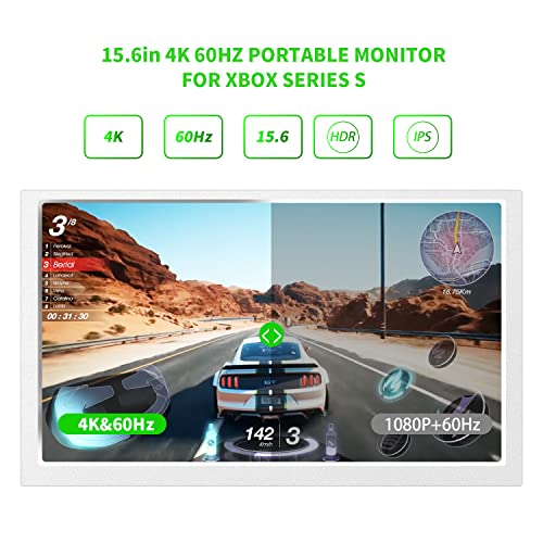 15.6" 4K IPS Portable Gaming Monitor with Two HDMI Y4839