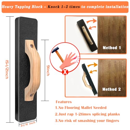 4 in 1 Floor Installation Kit with Tapping Block, Pull Bar, 40pc Spacers, Rubber Mallet Z47288