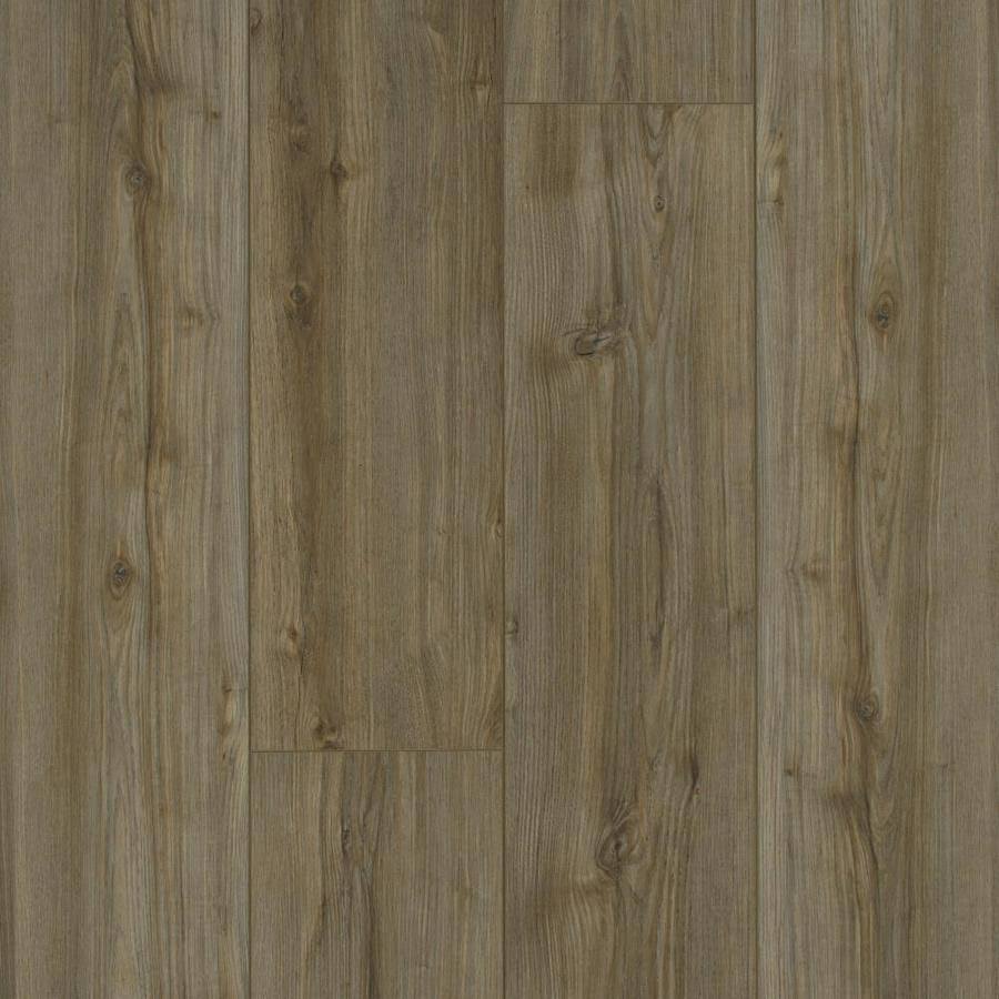 Southern Pecan Waterproof Interlocking Luxury Vinyl Plank Flooring (17.96-sq ft) Y84751