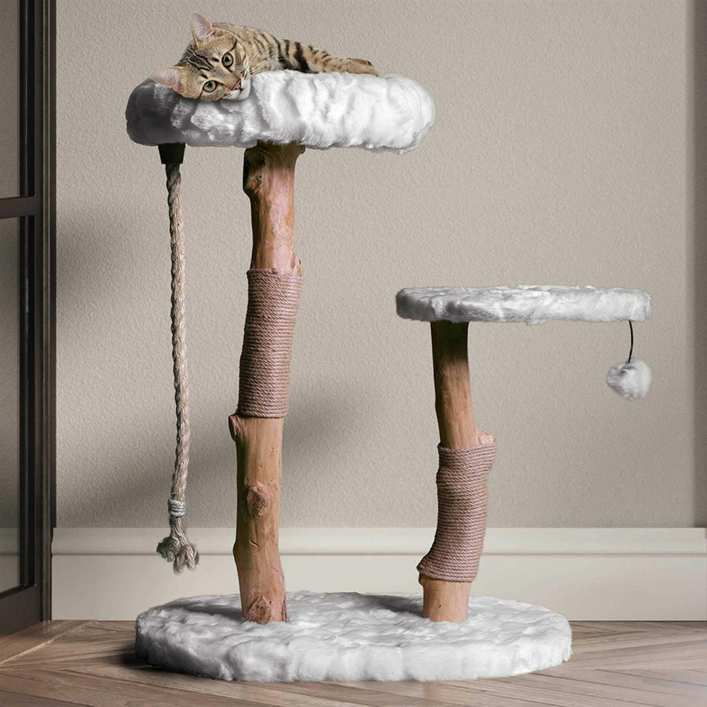 Modern Wooden Cat Tree D379