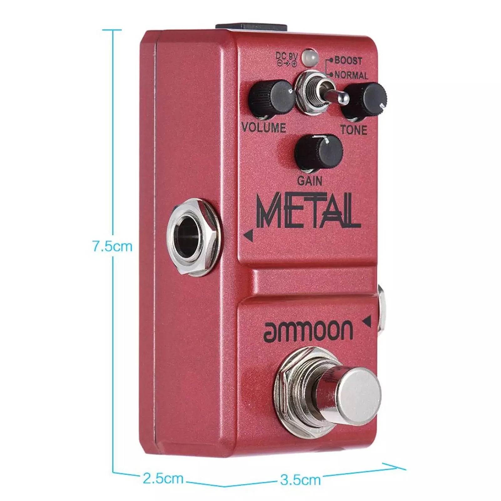 Heavy Metal Distortion Guitar Effect Pedal P155