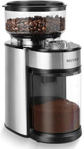 Stainless Steel Electric Conical Burr Coffee Grinder X672619