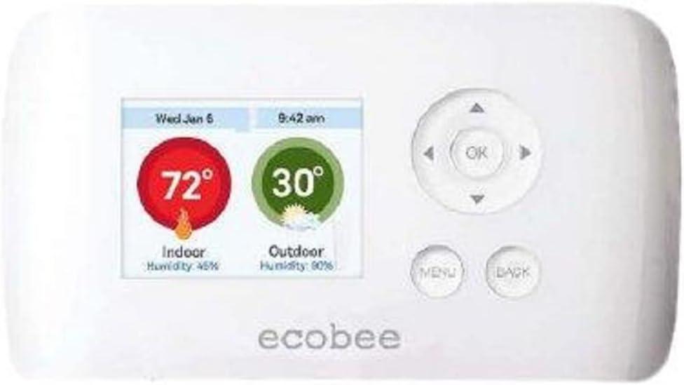 Smart Si Thermostat 2 Heat-2 Cool with Full Color NON-Touch Screen W1713