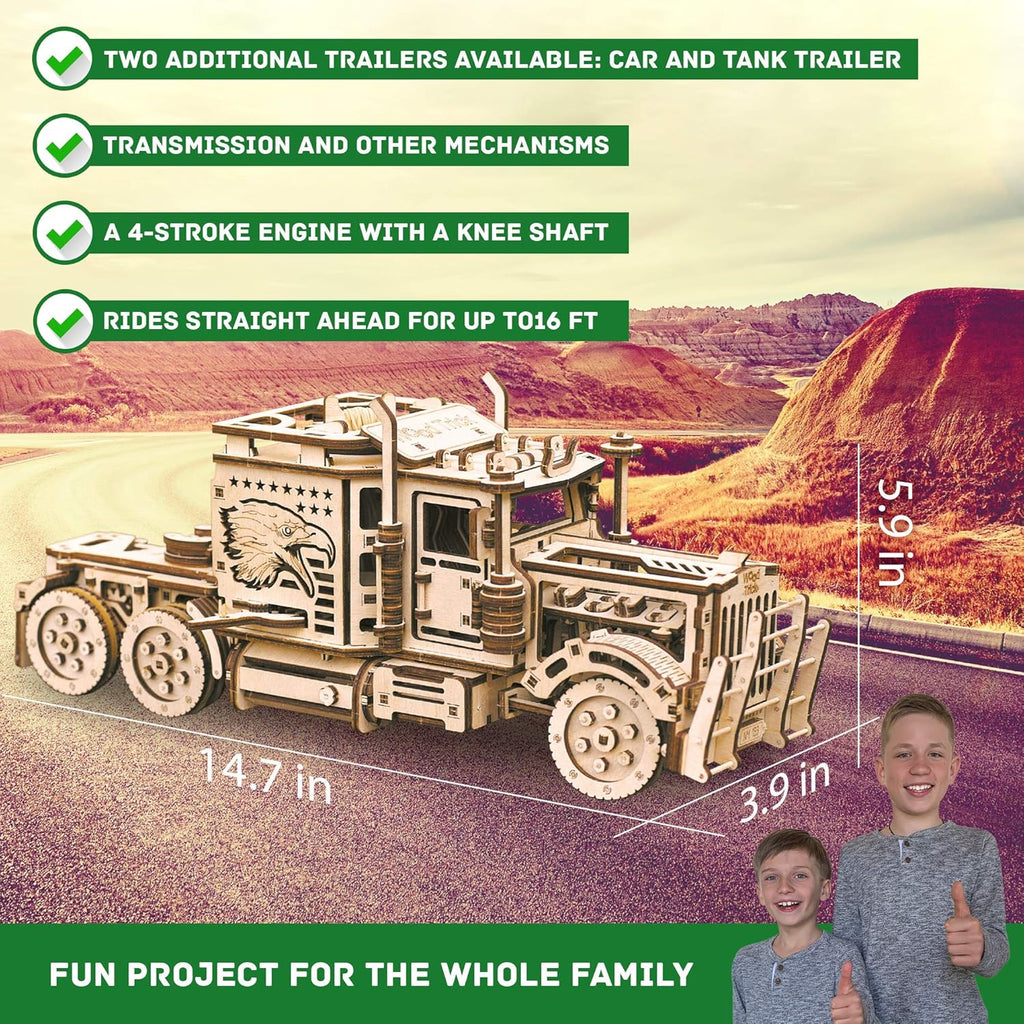 3D Wooden Puzzle Truck Bundle Y20126