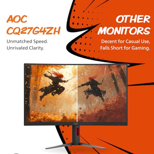 32" Curved Frameless Gaming Monitor 2K QHD 1500R VA 180Hz 0.5ms K6514