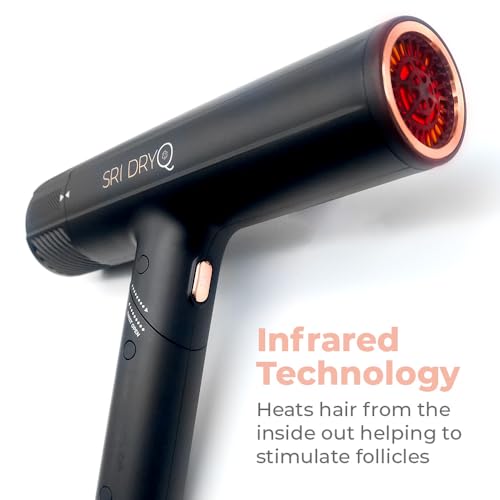 Lightweight Foldable Hair Dryer with 3 Magnetic Attachments J371913