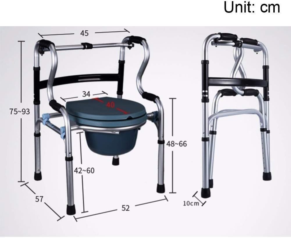 Adjustable Height Aluminum Commode Chair G8075