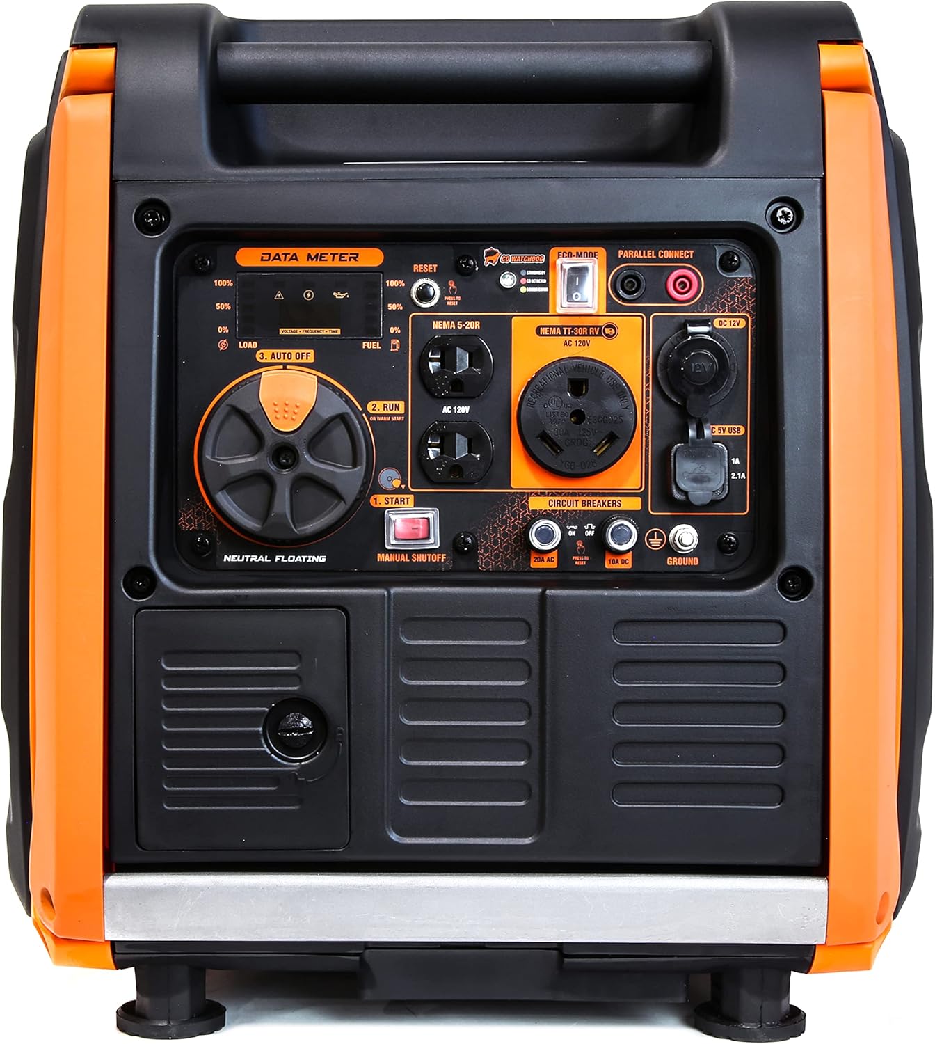 4000-Watt Inverter Generator with Fuel Shut-Off and CO Shutdown Sensor D71106