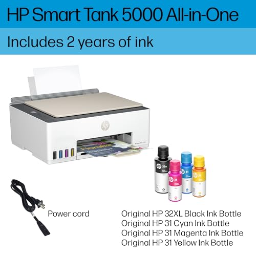 Wireless All-in-One Ink-Tank Printer, white B68855