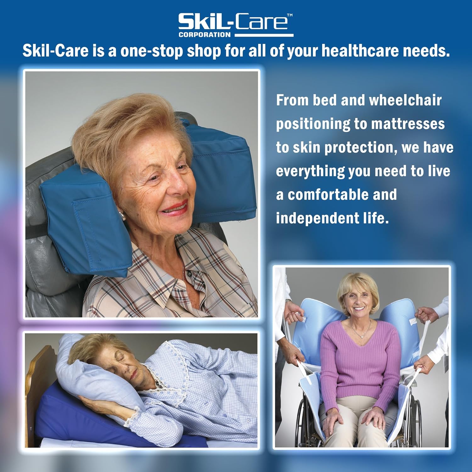 Wheelchair Footrest Extender, 8”H x 7”D x 3” Thick F1350