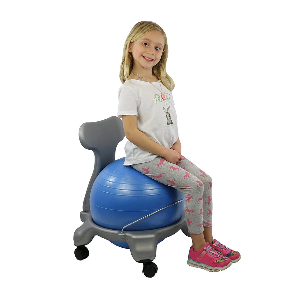 Plastic Mobile Ball Chair with Back M2940
