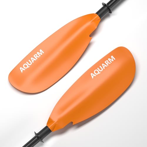 Aluminum Shaft Reinforced Fiberglass Blade Adjustable Kayak Paddle 231cm N3289