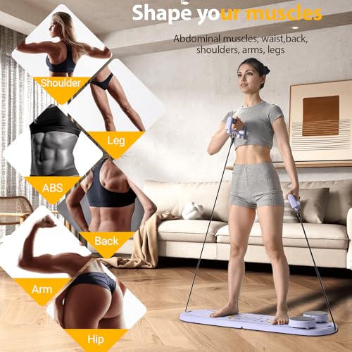 Purple Pilates Reformer Board 6in1 Abdominal Core Trainer N5274