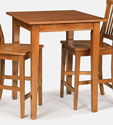 Arts and Crafts Bistro Table Oak Finish X84943