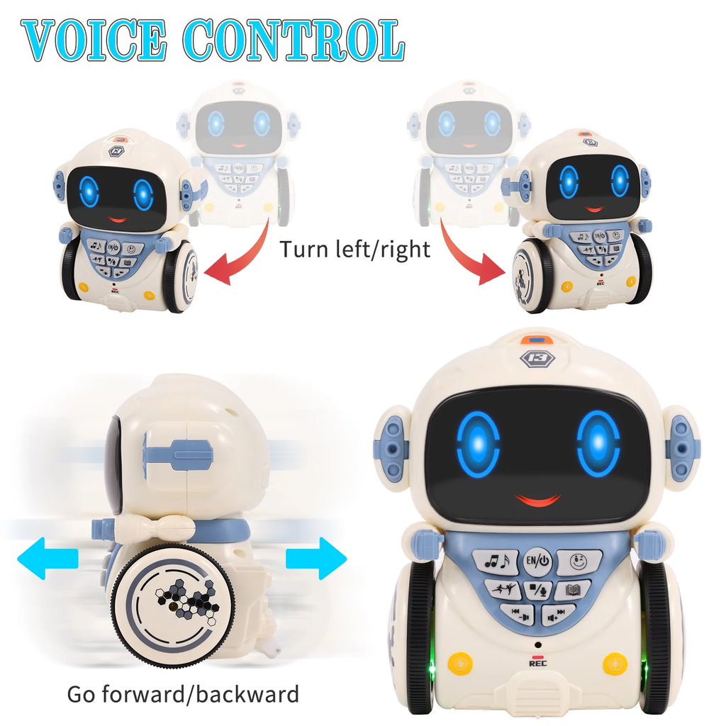 Kids Robot Toys with Voice Control Speech Recognition Singing Dancing Interactive Robot L36074