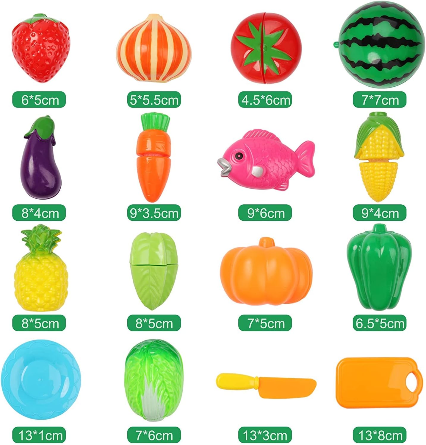 40pcs Cutting Play Food Set R36404
