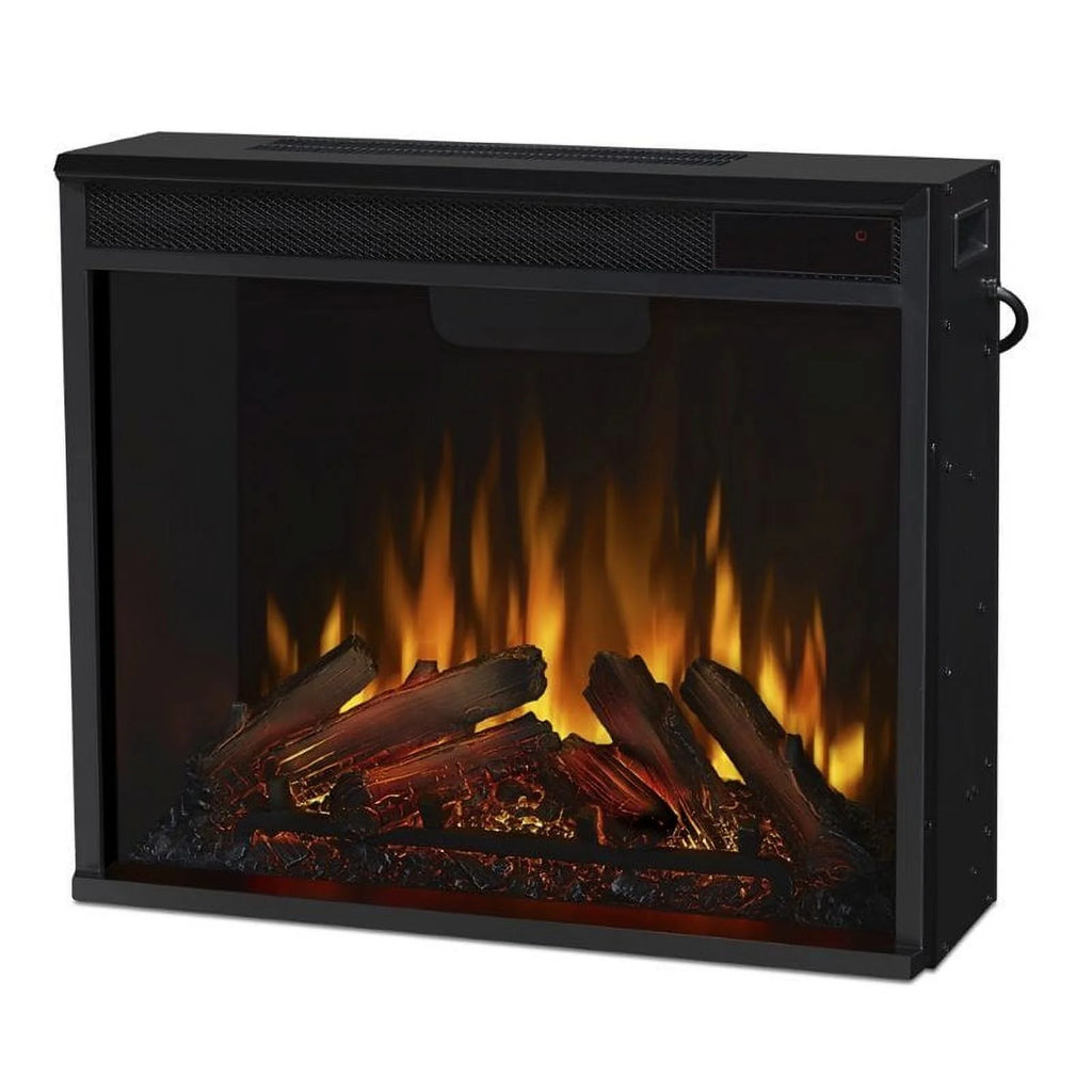 Oak Electric Corner Fireplace M93739