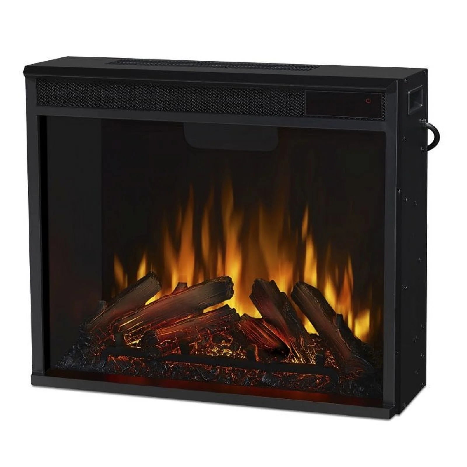 Oak Electric Corner Fireplace M93739