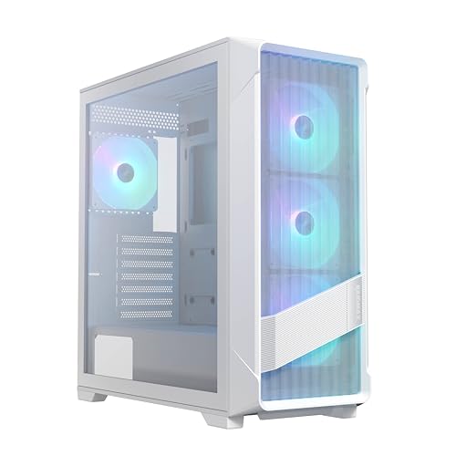 Black ATX Mid Tower PC Case with Tempered Glass I136