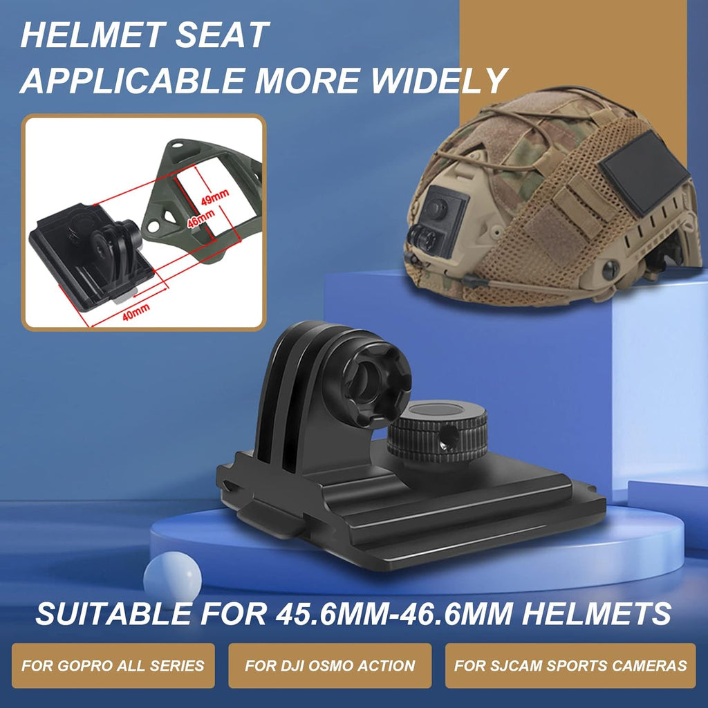 Aluminum Helmet Camera Mount I47931