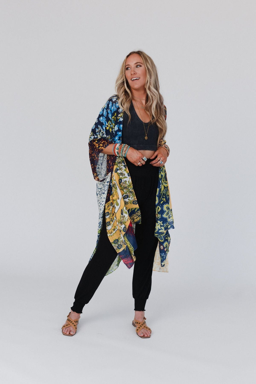 Dakota Patterned Kimono - Multi