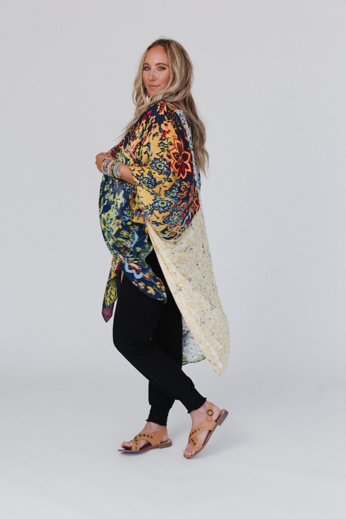 Dakota Patterned Kimono - Multi
