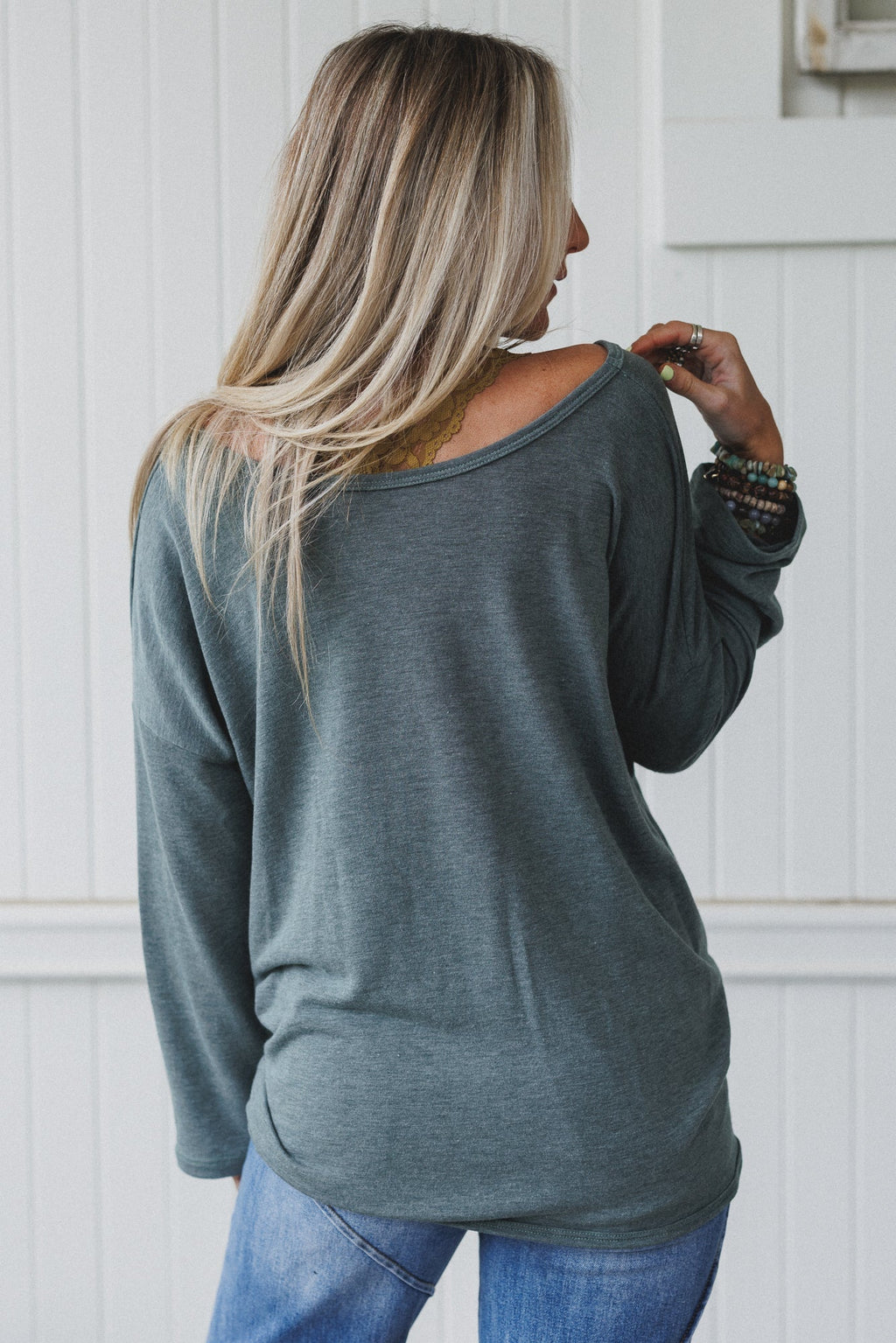 The Nest Twisted Harmony Top - Olive