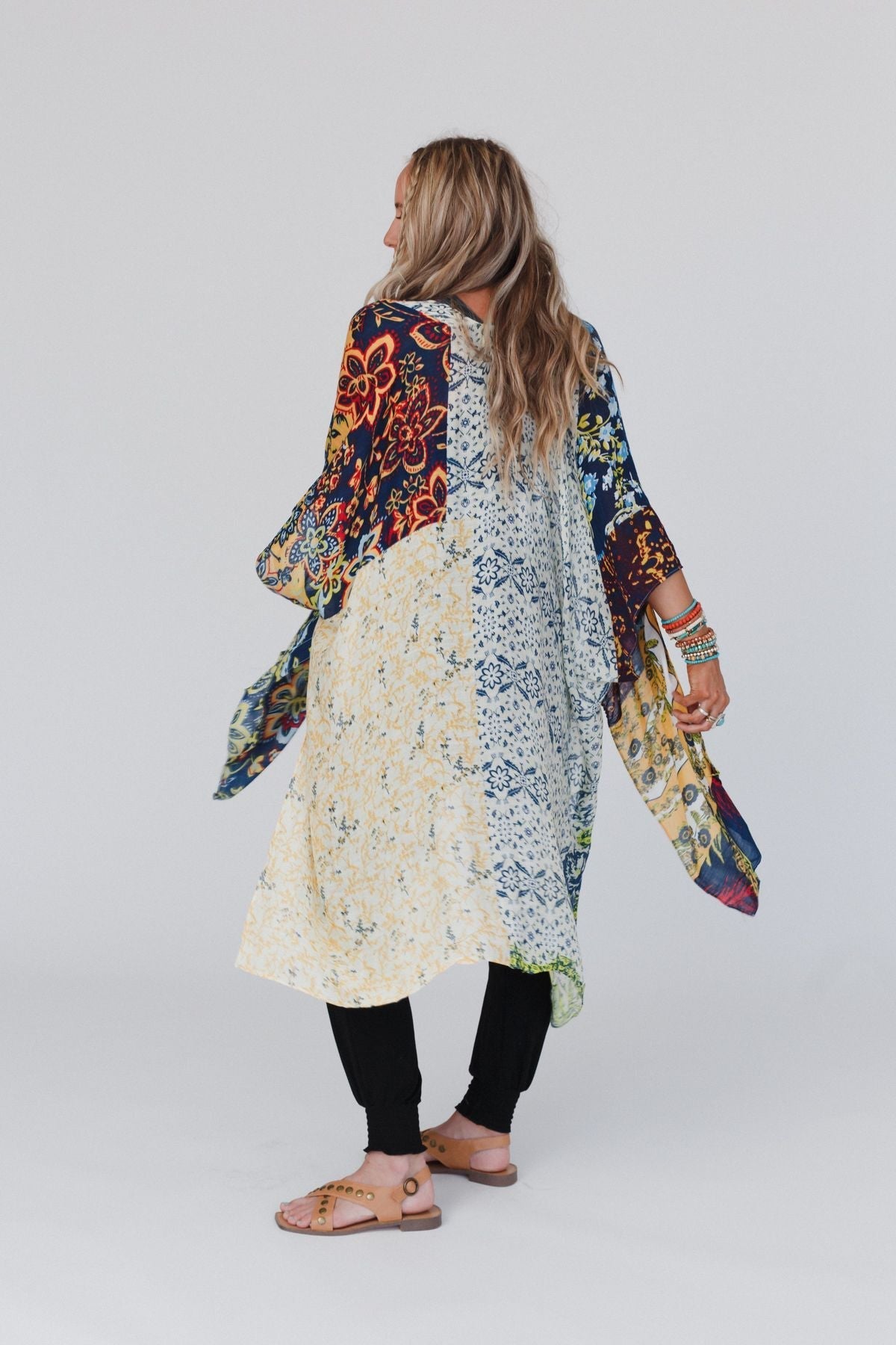 Dakota Patterned Kimono - Multi