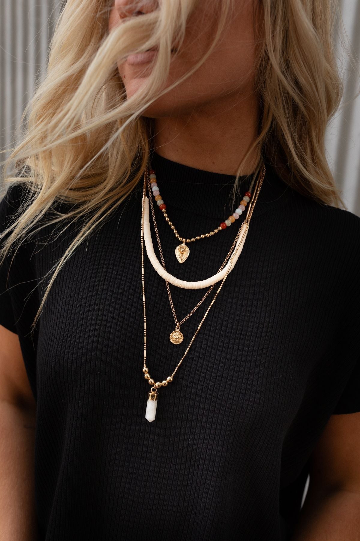 Sunstone Dreams Necklace - Gold