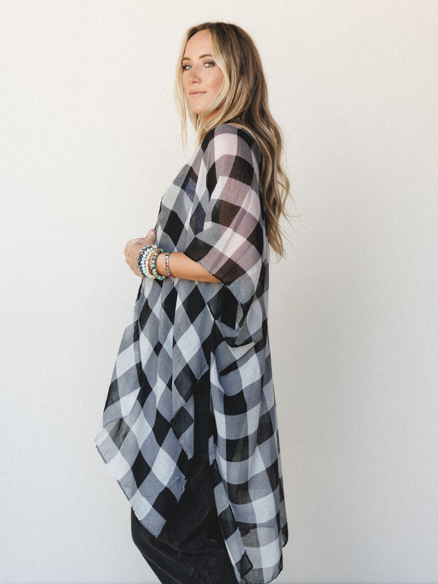 Picnic Perfect Kimono - Black