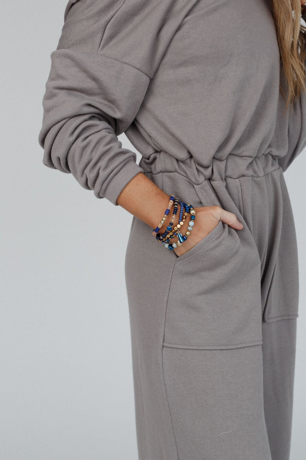Full Of Treasure Bracelet Set - Navy