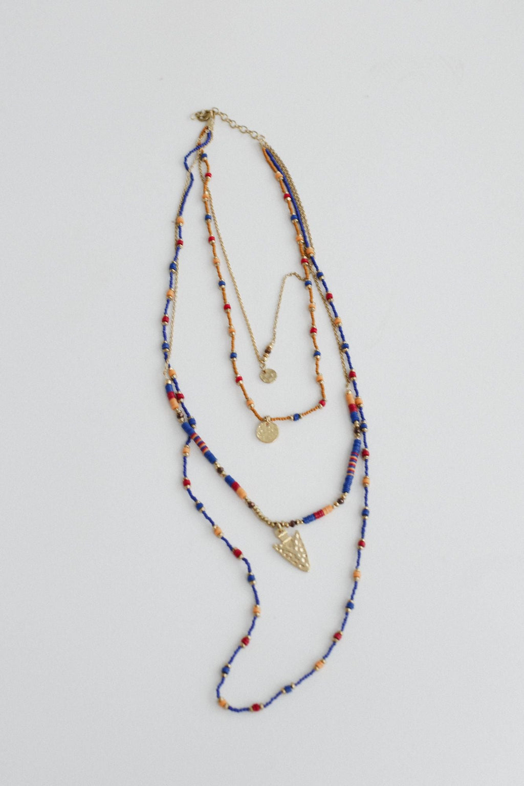 Eclectic Treasures Necklace - Blue Multi