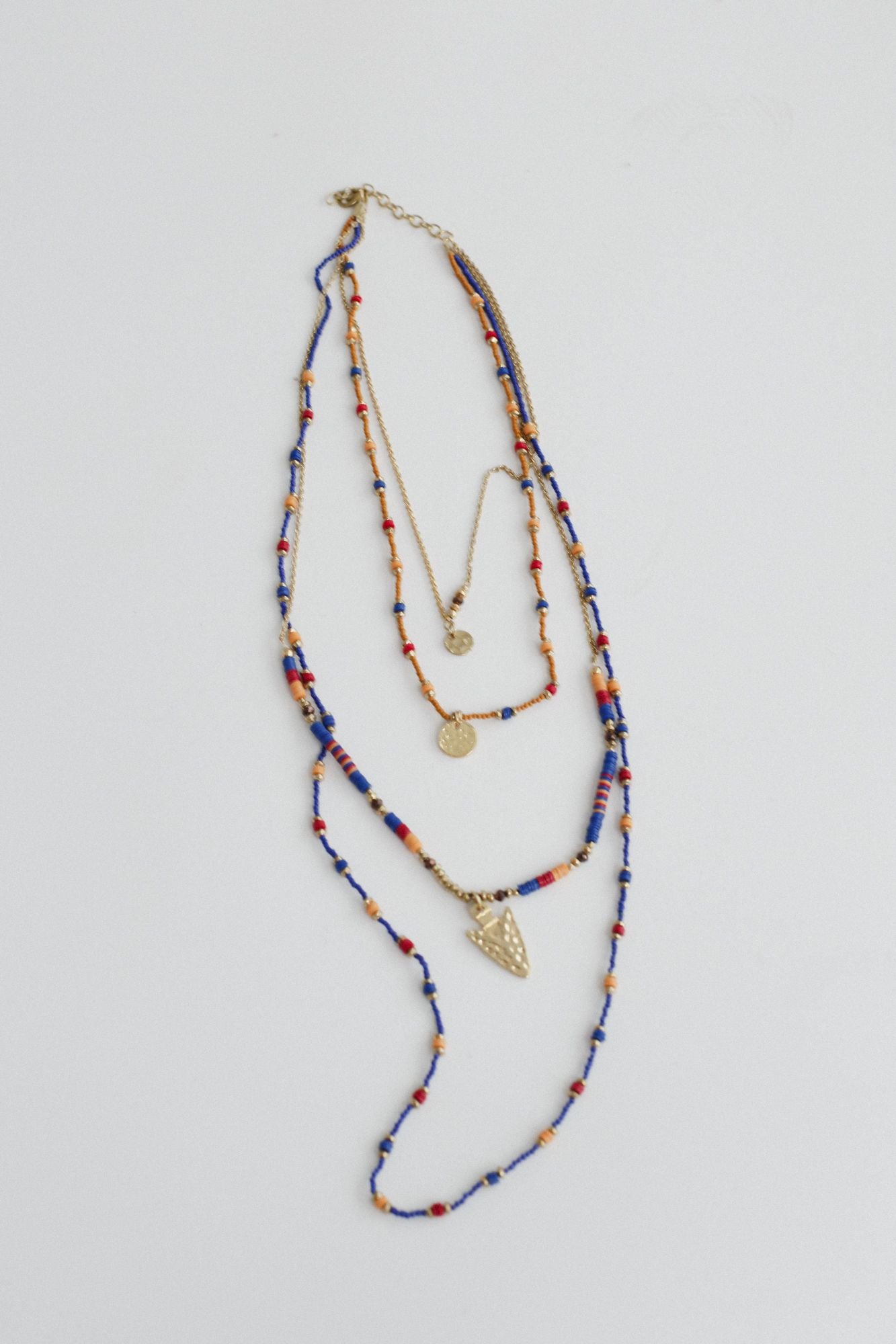Eclectic Treasures Necklace - Blue Multi