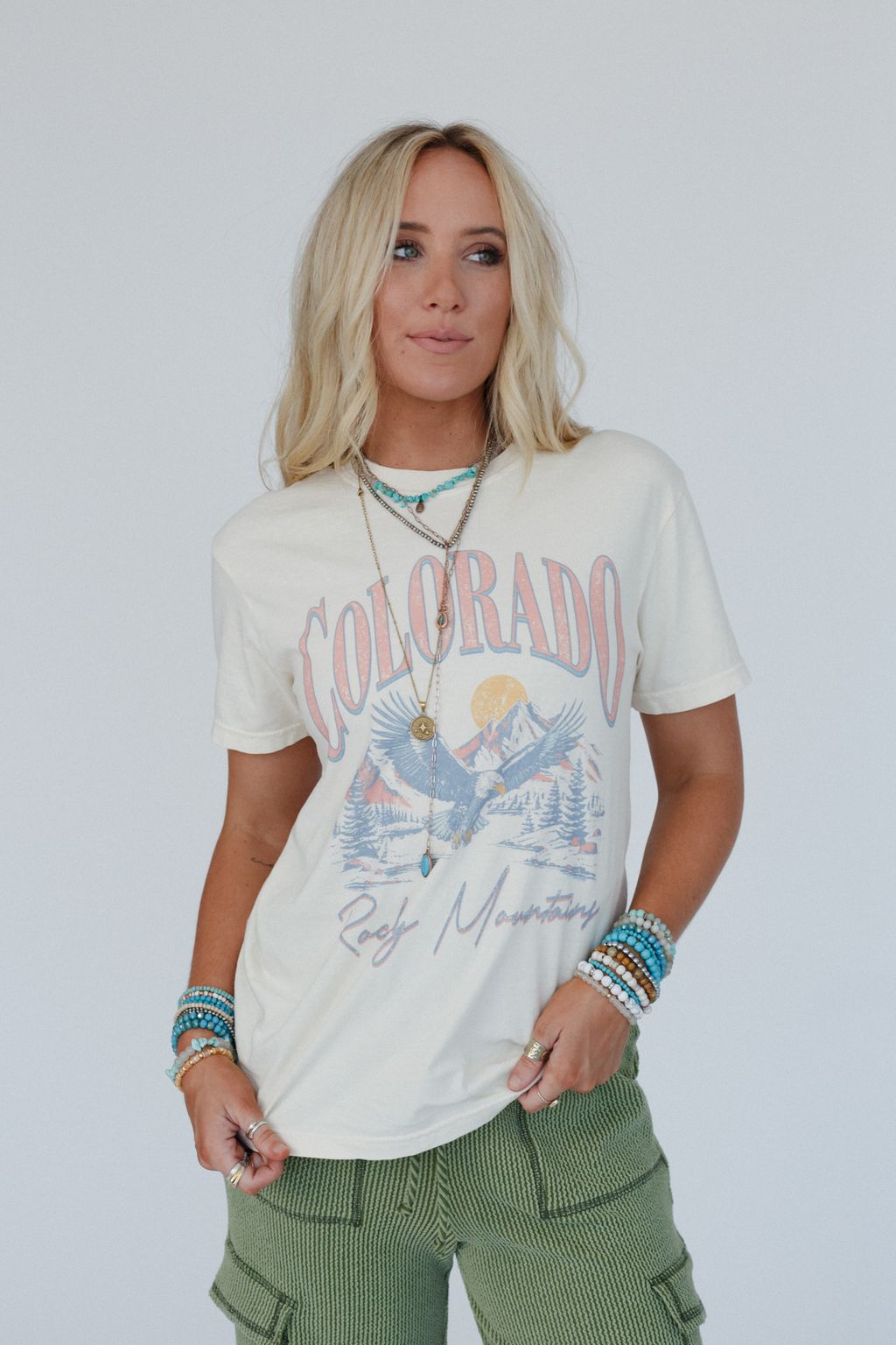 Colorado Graphic Tee - Ivory