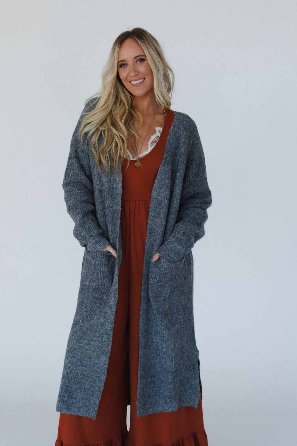 Bennett Cardigan - Charcoal