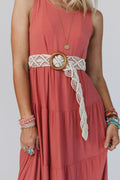 To The Beach Woven Belt - Natural
