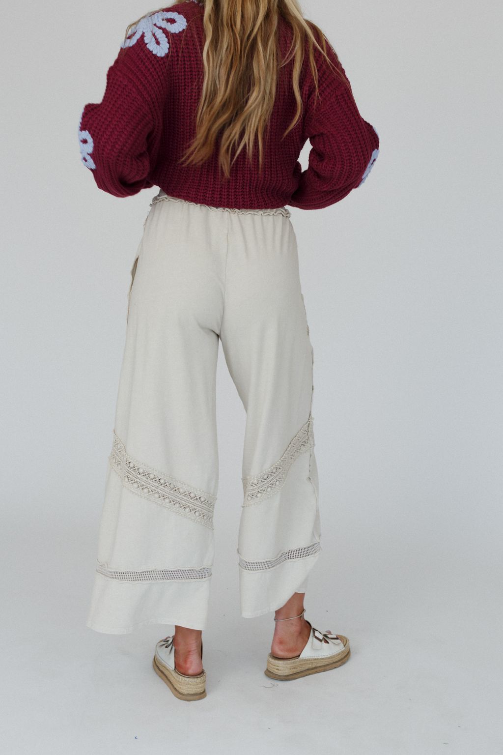 Any Day Wide Leg Pants - Taupe